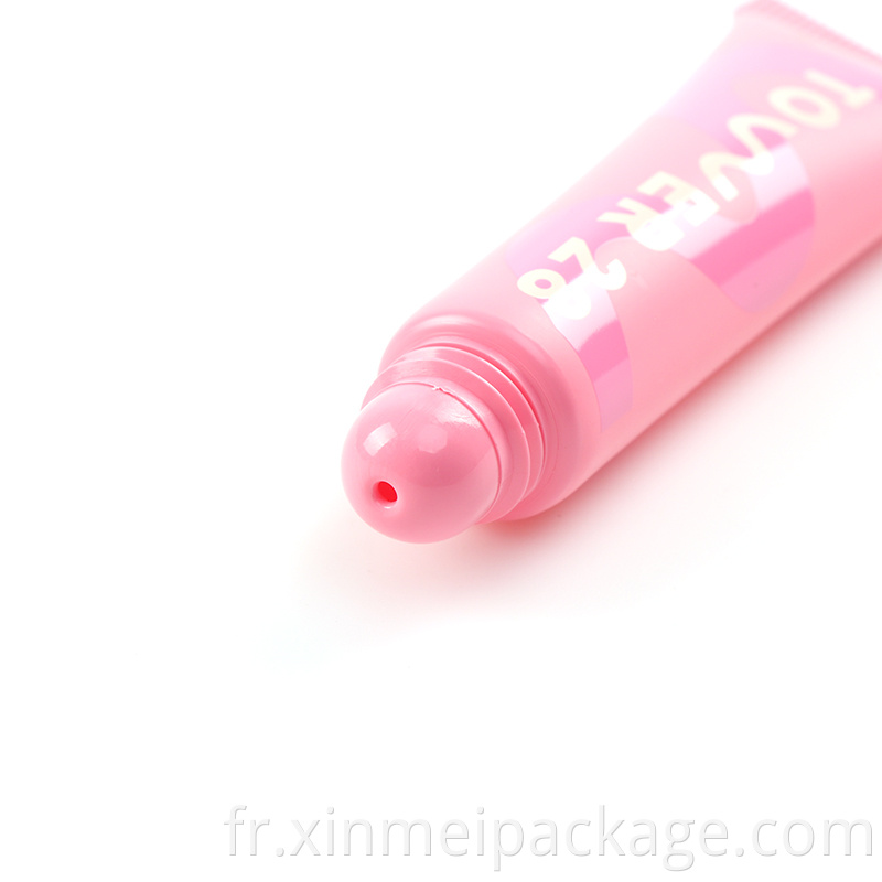 lip balm tube with round tip